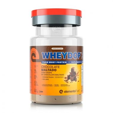 Pote Elemento Puro WHEYDOP X - Chocolate Maltado - 900g